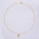 925 Silver Gun Pendant Necklace European Jewelry