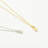 925 Silver Heart Padlock Necklace Crystal Choker Wedding Jewelry