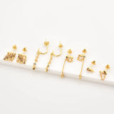 925 Silver Summer Sage Fox Rainbow CZ Drop Earring
