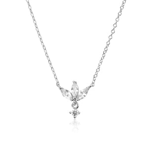 925 Sterling Silver Three Rainbow Pendant Long Chain Necklace Rock Punk Wedding