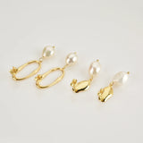 925 Sterling Silver Women Pearl Drop Earring Women Fine Jewelry