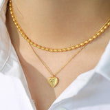 925 Silver Love You Mate Pendant Necklace Women Jewelry Gift