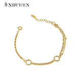 925 Sterling Silver Crystal Bangle Women Jewelry