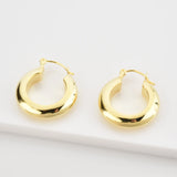 925 Silver Hollow Piercing Hoop Rock Punk Women Jewelry Gift