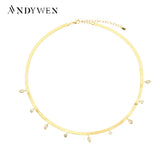 925 Silver Chain Crystal CZ Zircon Charms Beads Rock Punk Jewels