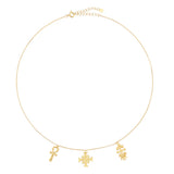 925 Silver Cross SACRED Charm Pendant Necklace Wedding Gift