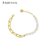 925 Silver Horoscope Pearl Bracelet Women Party Jewels
