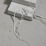 925 Silver Horoscope 3 Chains Bracelet Crystal Bangle Wedding Gift