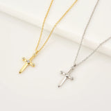 925 Silver Sword Pendant Chain Necklace Plain Wedding Rock P