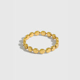 925 Silver Charm Beads Ring Adjustable Resizable Jewelry