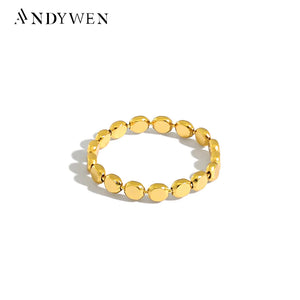 925 Silver Charm Beads Ring Adjustable Resizable Jewelry