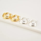 925 Sterling Silver Big Hoop Earrings 20mm
