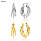925 Sterling Silver Big Hoop Earrings 20mm