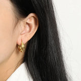 925 Sterling Silver Big Hoop Earrings 20mm