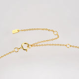 925 Sterling Silver Zircon Pendant Necklace Choker