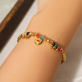 Bohemian Stone Beads Charm Bracelet for Women
