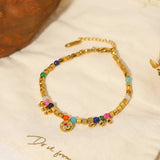 Bohemian Stone Beads Charm Bracelet for Women