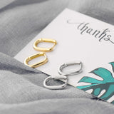 Small Hoop Earring for Women Silver CZ Circle Jewelry Gift