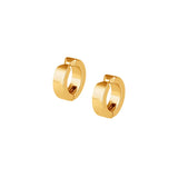 316L Stainless Steel Geometric Ear Clips Men's Earrings