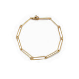 316L Stainless Steel Geometric Hollow Bracelet Ladies Cuban Chain