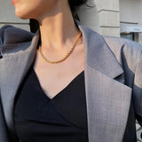316L Stainless Steel Thick Chain Necklace for Men Women