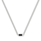 Zircon Double Layer Choker Necklace Gift