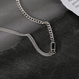 Zircon Double Layer Choker Necklace Gift