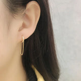 Chain Tassel Earrings for Women French Jewelry