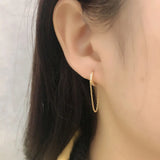 Chain Tassel Earrings for Women French Jewelry