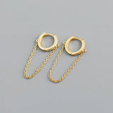 Chain Tassel Earrings for Women French Jewelry