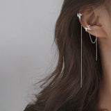 Heart Tassel Earrings Pair Wedding Jewelry