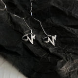 Heart Tassel Earrings Pair Wedding Jewelry