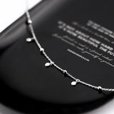 Delicate Bead Discs Choker Necklace for Women