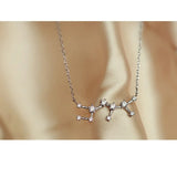 Charm 12 Constellation Necklace For Women Star Zodiac Sign Necklace