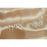Charm 12 Constellation Necklace For Women Star Zodiac Sign Necklace