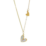 L316 Stainless Steel Heart Pendant Necklace for Women
