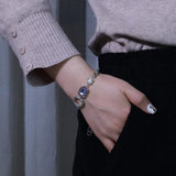 Colorful Stone Chain Bracelet for Women