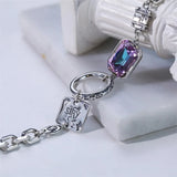 Colorful Stone Chain Bracelet for Women