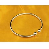 Ball Bracelet Couple Open Bracelet Pair Women Men Wedding Jewelry