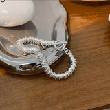 Stackable Round Circle Chain Bracelet for Women