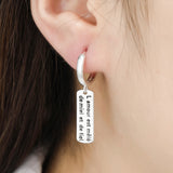 Punk Heart Cross Dangle Earrings Geometric Smile Face Star Small Earrings