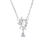 Zircon Wheat Pendant Necklace for Women