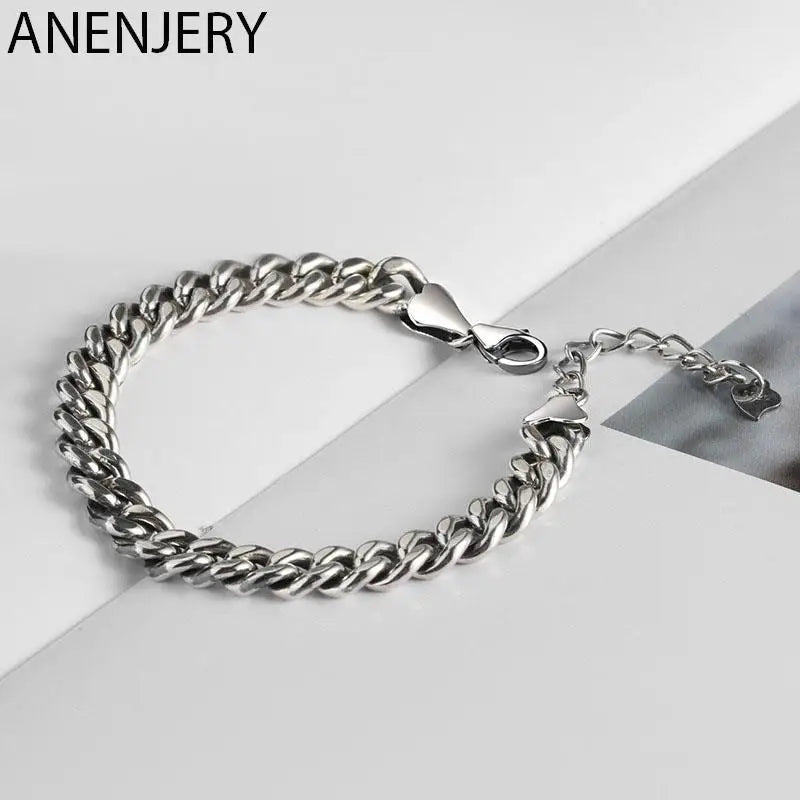 Adjustable Thai Silver Bracelet Jewelry S-B493