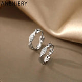 Silver Copper Zircon Geometric Hoop Earrings For Women Wedding