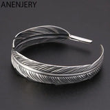 Vintage Thai Silver Wide Cuff Bracelet for Women Men