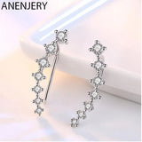 Feather Clip Earring Long Ear cuff Jewelry For Women S-E243