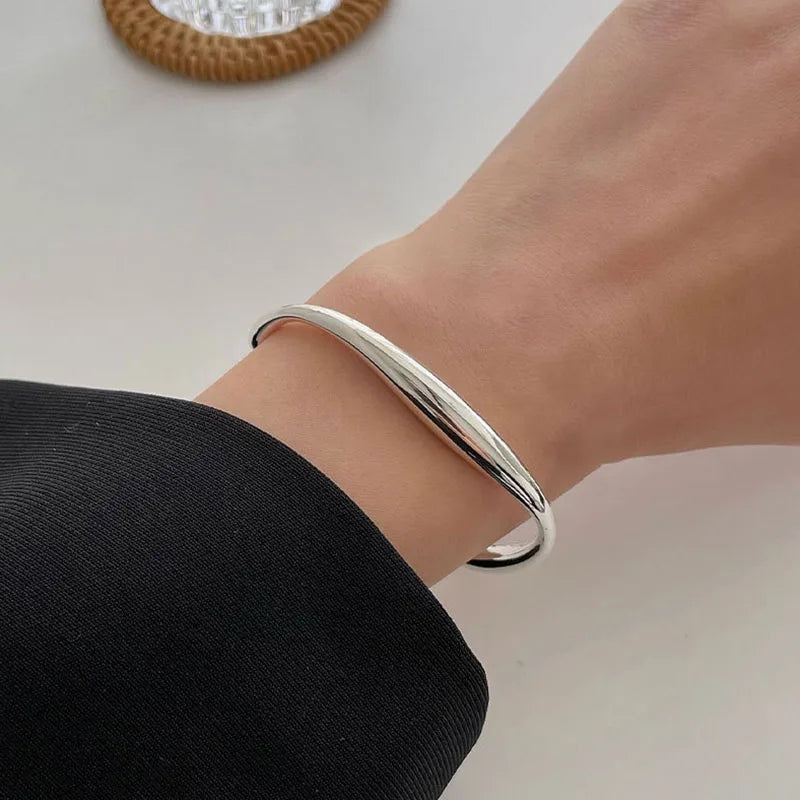 Vintage Silver Heart Bracelet for Women