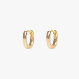 Silver U-Shaped Hoop Earrings for Women