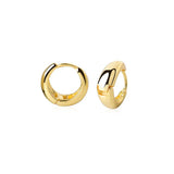 Silver Hoop Earrings Geometric Ear Hoops Party Jewelry S-E1373