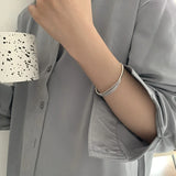 Silver Leaf Bangle Bracelet Open Cuff Thai Silver Bangle